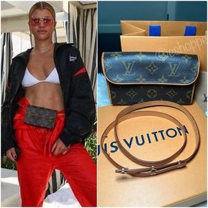❤️ Cute LV Vintage Florentine Pochette Fanny Pack Mini Purse EUC with LV Box ❤️